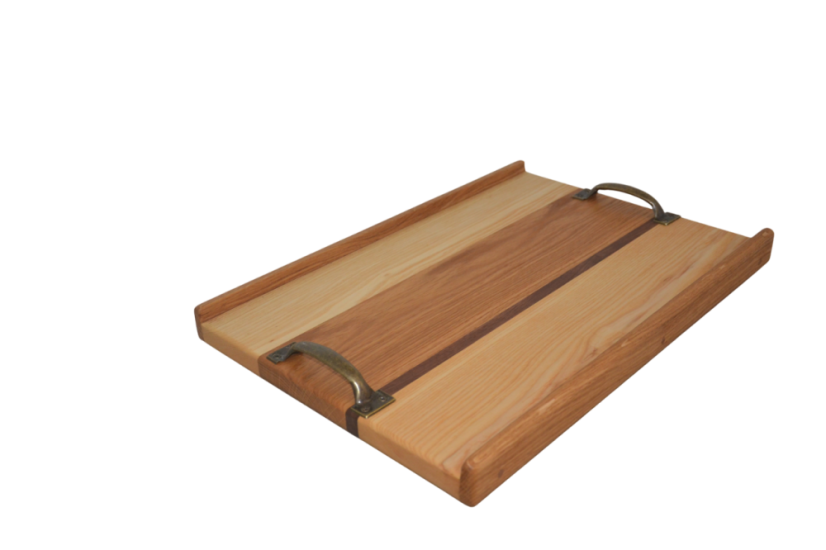 Servírovací podnos z masivního dřeva | 48×32×4 cm