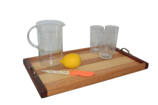 Servírovací podnos z masivního dřeva | 54×31×4 cm