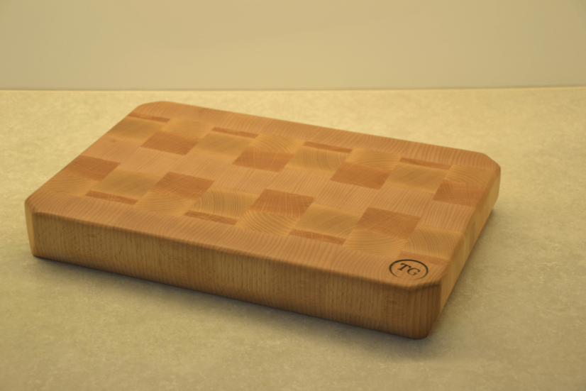 Řeznické prkénko z masivu | 37,5x26x5 cm