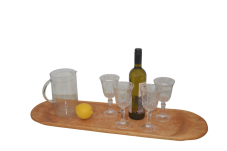 Univerzální dřevěný podnos z masivu | 78,5×24×2 cm