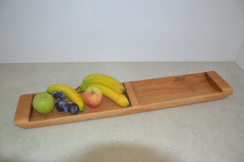 Univerzální dřevěný podnos z masivu | 80×15×3,5 cm