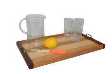 Servírovací podnos z masivního dřeva | 54×31×4 cm