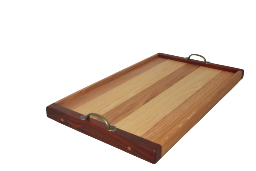Servírovací podnos z masivního dřeva | 54×31×4 cm