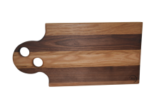 Servírovací prkénko z masivu s praktickým uchem | 47×24×2 cm