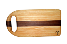 Servírovací prkénko z masivu s praktickým uchem | 47×24×2 cm