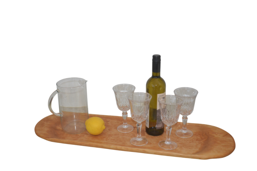 Univerzální dřevěný podnos z masivu | 78,5×24×2 cm