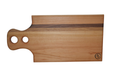 Servírovací prkénko z masivu s praktickým uchem | 50×25×2 cm