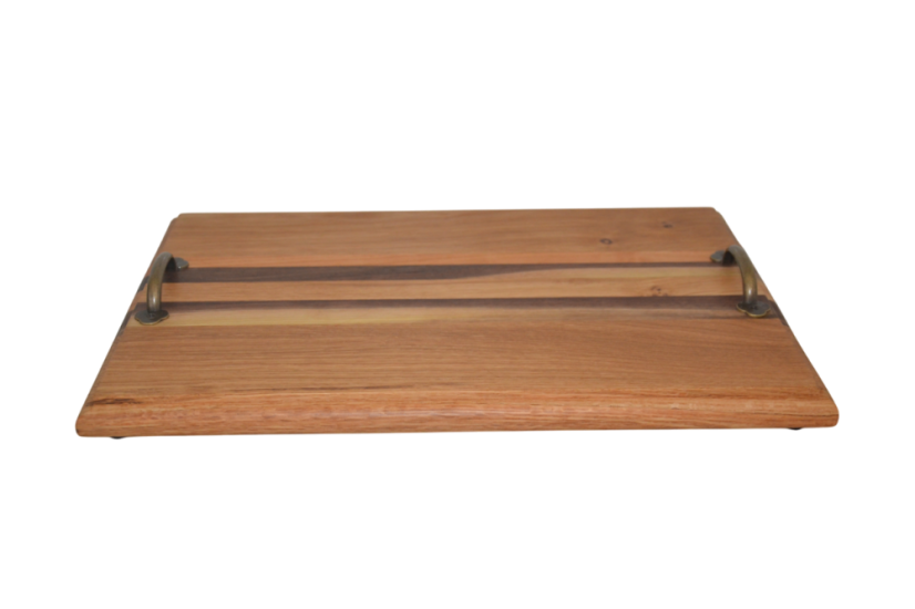 Servírovací podnos z masivního dřeva | 44×30×3 cm