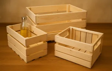 Dřevěné bedýnky – styl a pořádek v jednom