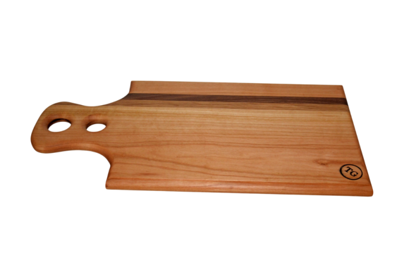 Servírovací prkénko z masivu s praktickým uchem | 50×25×2 cm