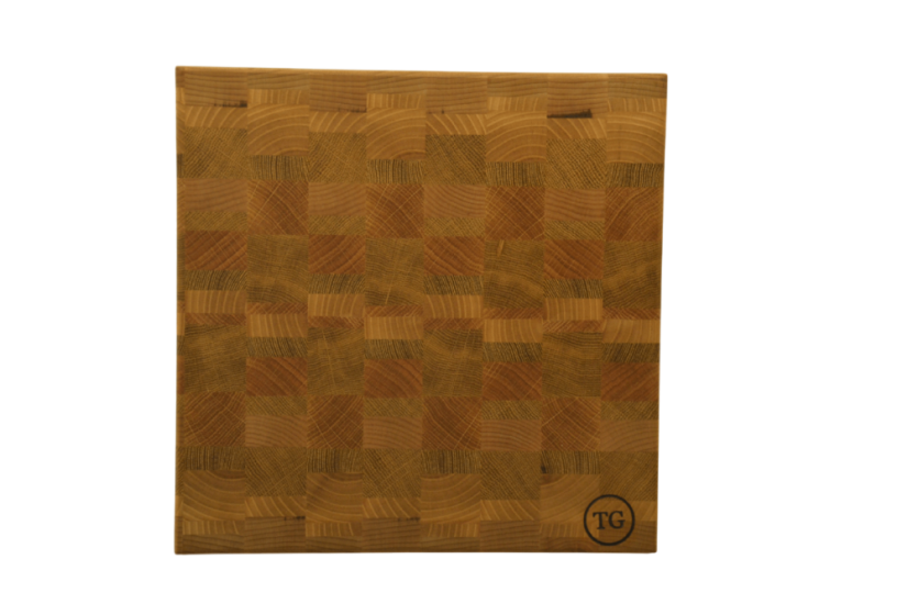 Řeznické prkénko z masivu | 28,5x28,5x3,5 cm