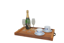 Servírovací tác z masivního dřeva | 54×31×4 cm