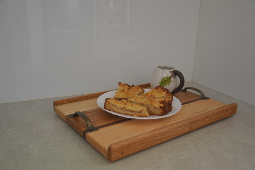 Servírovací podnos z masivního dřeva | 48×32×4 cm