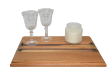 Servírovací podnos z masivního dřeva | 44×30×3 cm