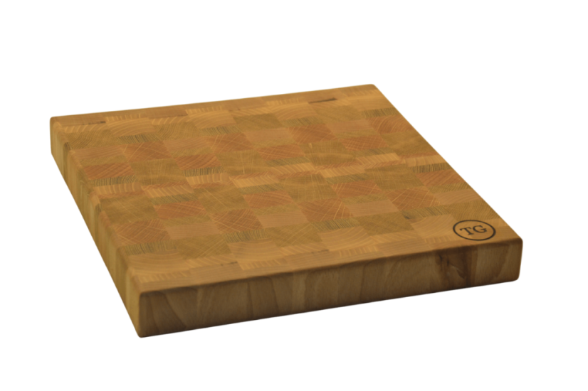 Řeznické prkénko z masivu | 28,5x28,5x3,5 cm