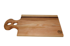 Servírovací prkénko z masivu s praktickým uchem | 47×25×2 cm