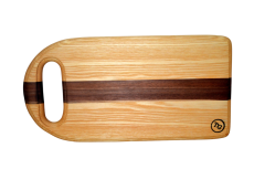 Servírovací prkénko z masivu s praktickým uchem | 47×24×2 cm