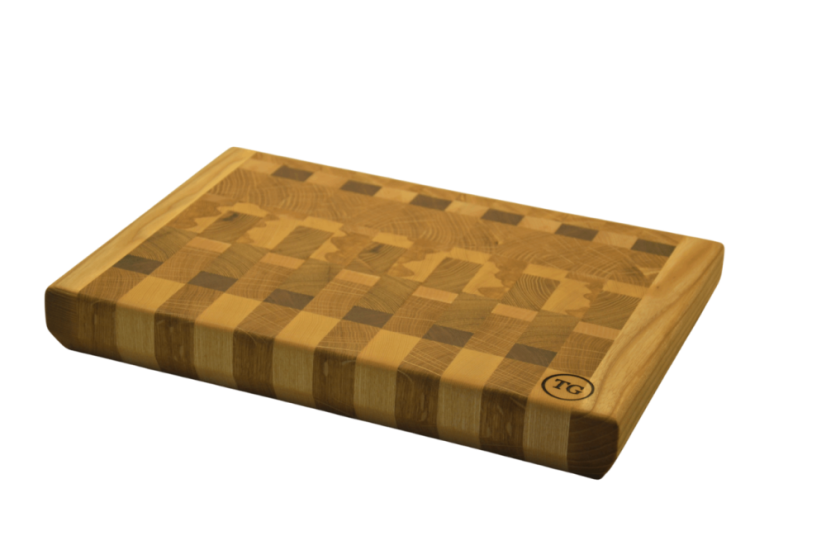 Řeznické prkénko z masivu | 38x26,5x5 cm